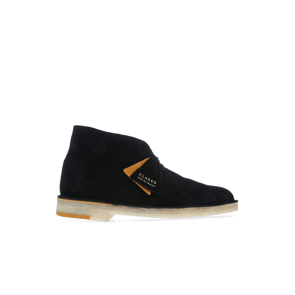 (UK 7) Men's Clarks Originals Desert Suede Boots in Black