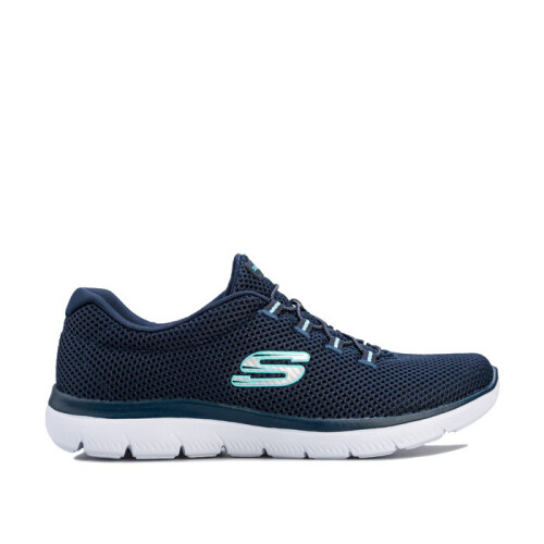 (UK 4) Women's Skechers Summits Quick Lapse Trainers in Blue