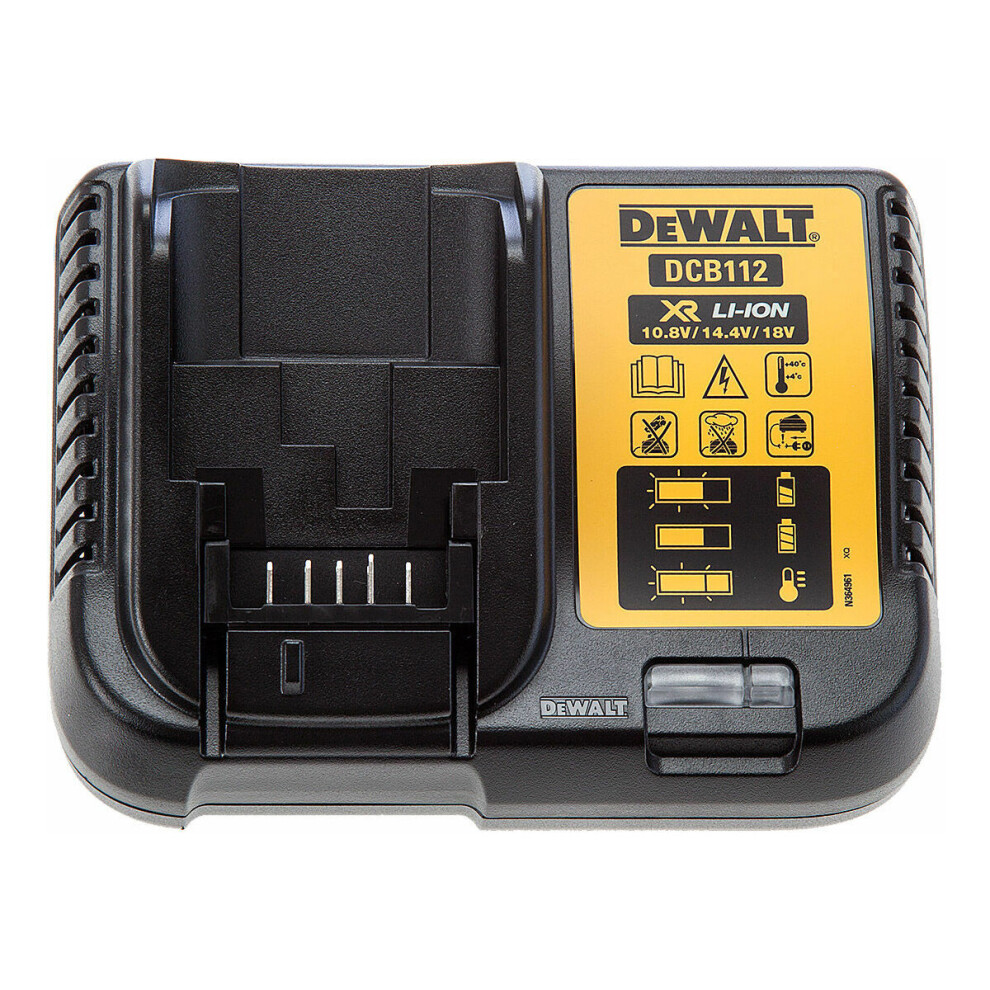 DeWalt DCB112 10.8V - 18V Li-ion Slim Battery Charger