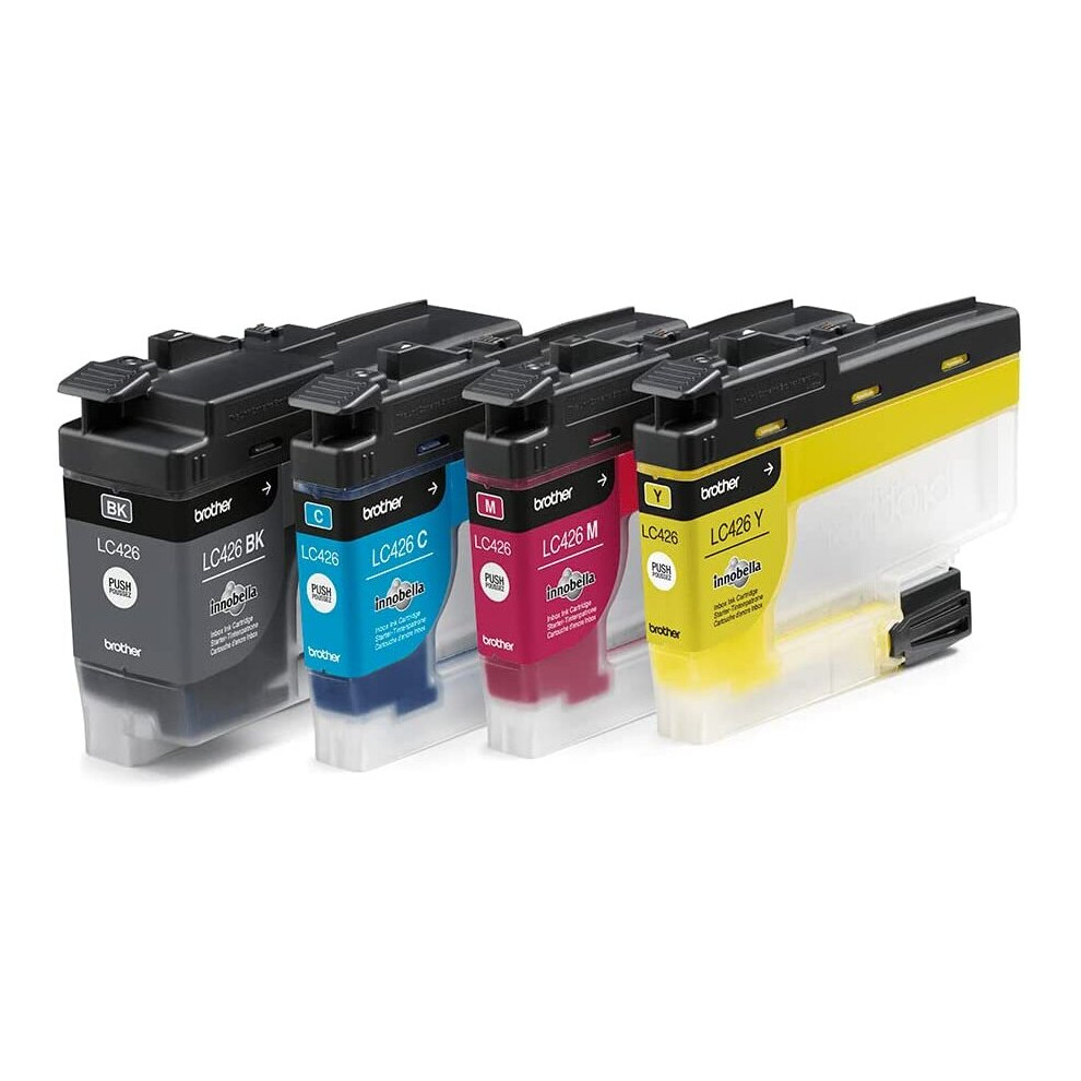 Pakkauksessa 4 kpl LC426VAL mustepatruunoita - BROTHER - musta, syaani, magenta, keltainen - MFC-J4335DWXL, MFC-J4340DW, MFC-J4535dw jne.