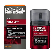L'Oreal Mens Expert Vita Lift 5 Daily Moisturiser Anti-Ageing Face Cream For Him