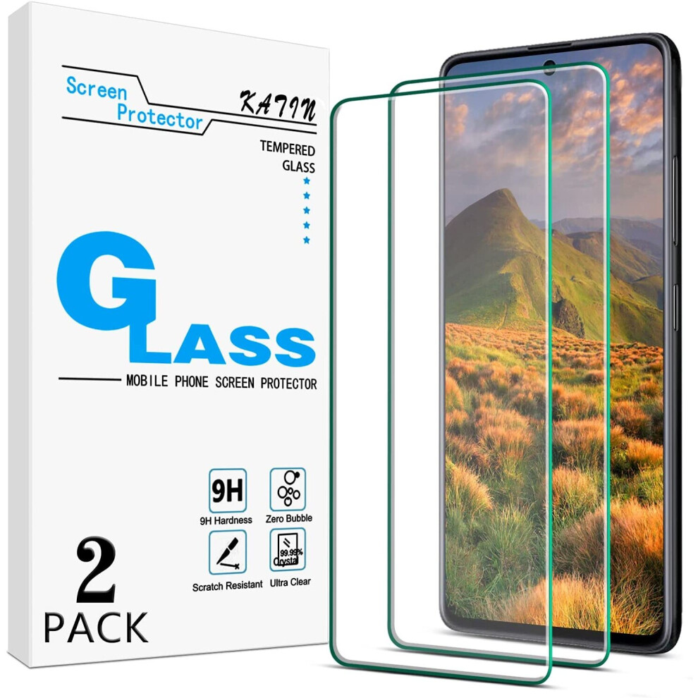 [2-Pack] Katin Screen Protector Compatible For Samsung Galaxy A51, A51 5G, A51 5G Uw Tempered Glass, 0.33Mm Ultra-Clear,... 5059648316405
