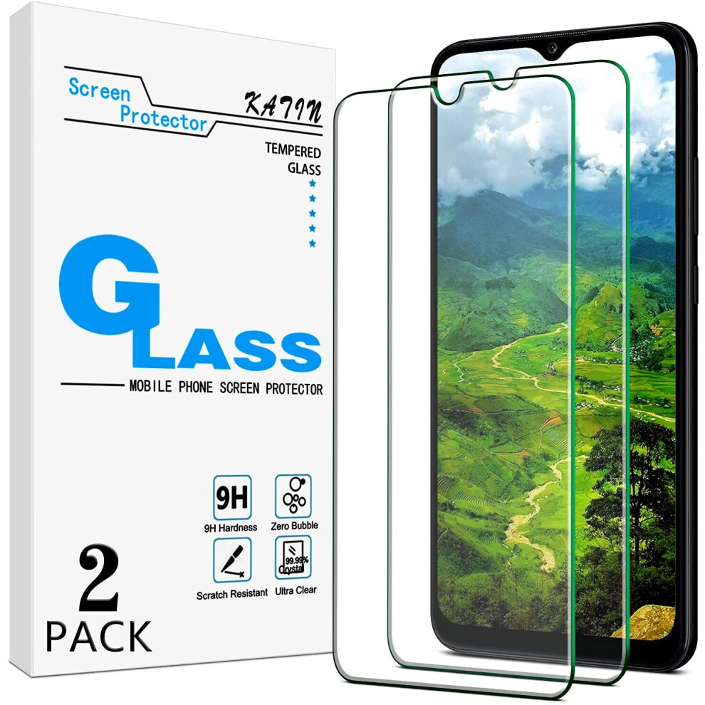[2-Pack] Katin Screen Protector Compatible For Samsung Galaxy A02s, A02 Tempered Glass, 0.33Mm Ultra-Clear, Anti-Scratch, 9H... 5059648316306