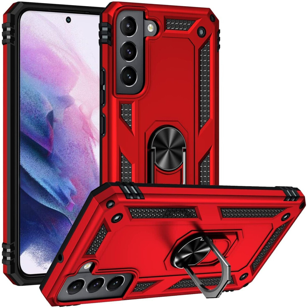 For Samsung Galaxy S22+ Case, Shockproof Case, Protective Ring Armour Phone Cover With [Kickstand], Dual Layer Shock... 5059302064727