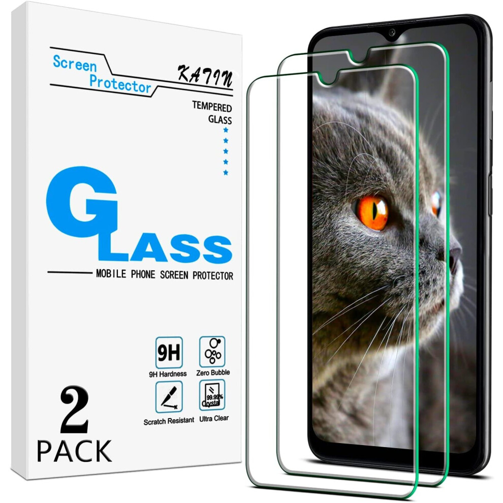 [2-Pack] Katin Screen Protector Compatible For Samsung Galaxy A32 5G, M12 Tempered Glass, 0.33Mm Ultra-Clear, Anti-Scratch, 9H... 5059648316375