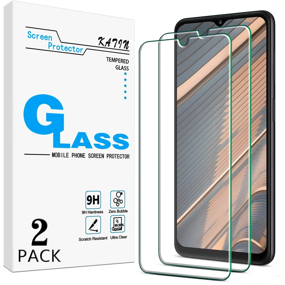 [2-Pack] Katin Screen Protector Compatible For Samsung Galaxy A12 Tempered Glass, 0.33Mm Ultra-Clear, Anti-Scratch, 9H... 5059648316344