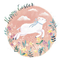 Pack of 6 RSPCA Charity Easter Greeting Cards In Two Bunny & Lamb Designs