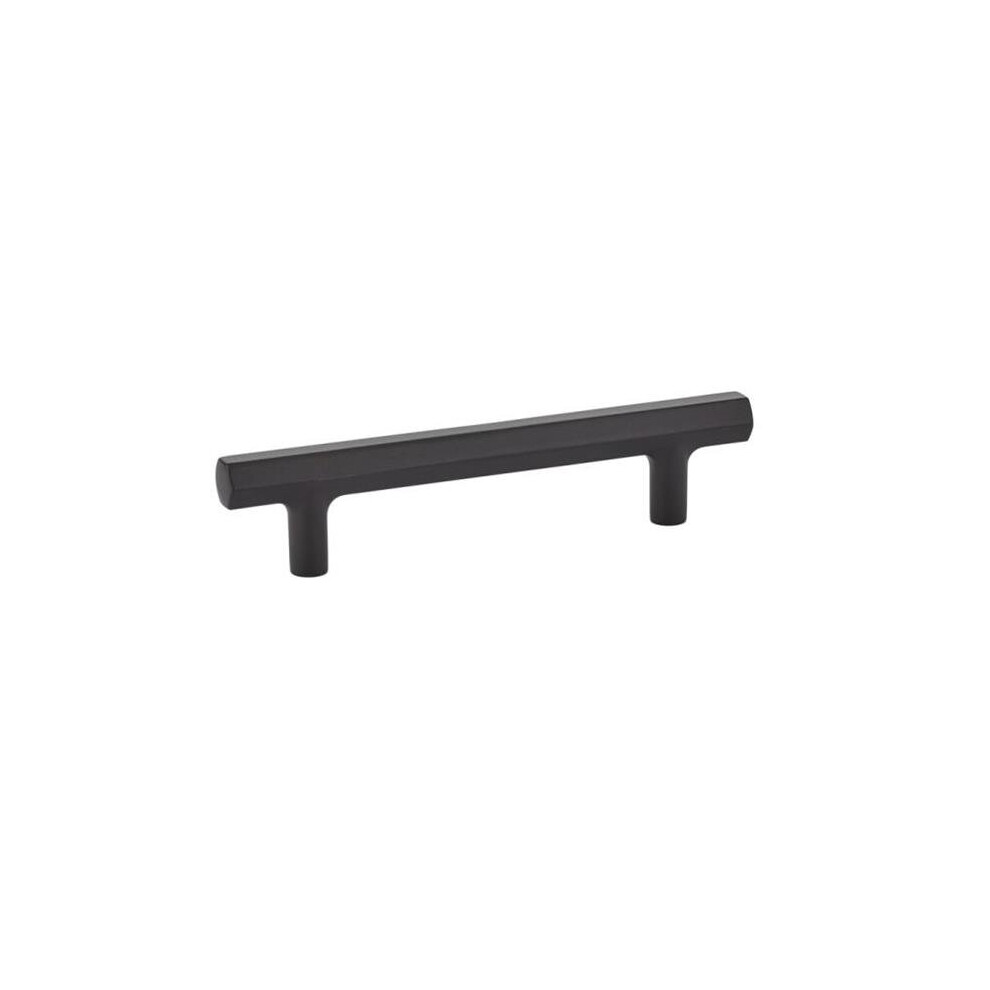 Emtek 86460Us19 4 In. Mod Hex Pull, Flat Black 738505020444