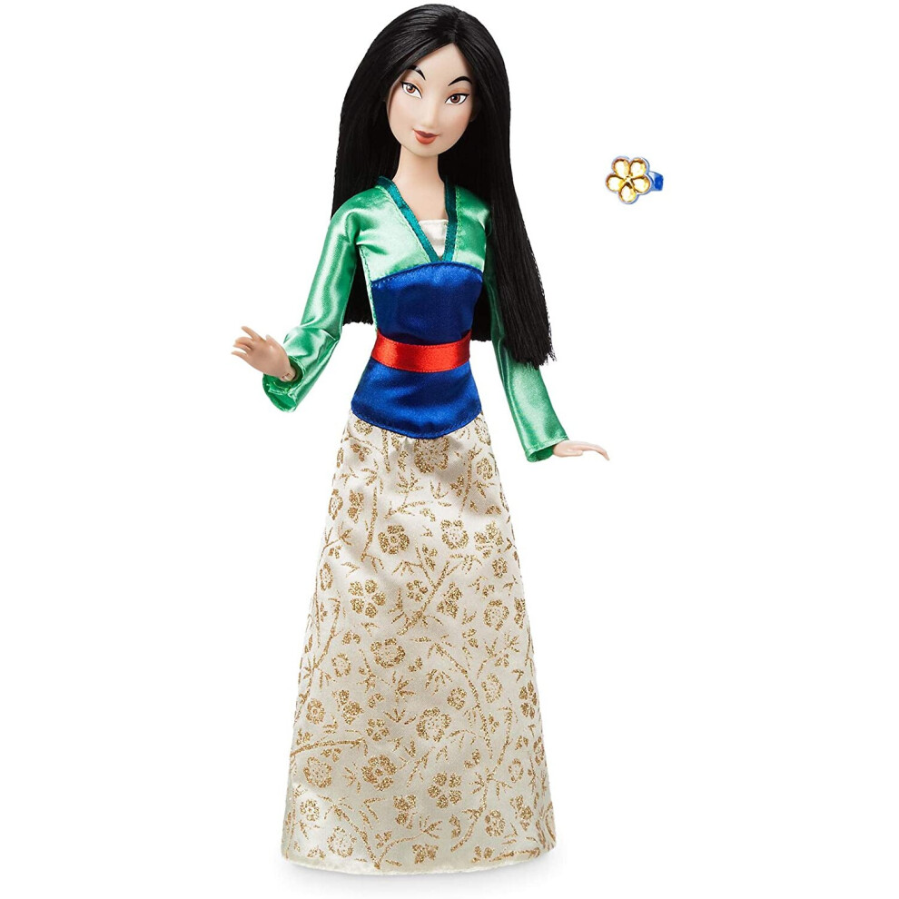 Disney Official Store Princess Mulan Classic Doll & Ring 30Cm Tall
