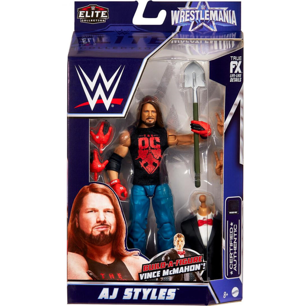 WWE Elite Series Wrestlemania 38  AJ Styles