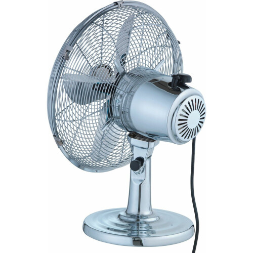 Refurbished Challenge Challenge 12 Inch Oscillating Desk Fan - Chrome 2