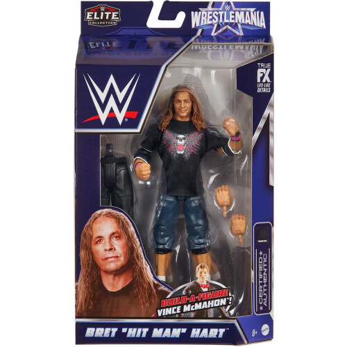 WWE WWE Elite Series Wrestlemania 38  Bret 'Hit Man' Hart