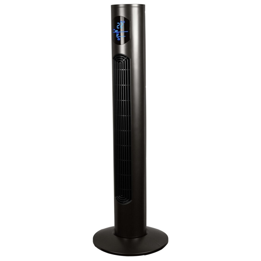 Challenge 38 Inch 3 Speed Graphite Tower Fan - Black