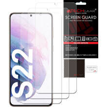 TECHGEAR Screen Protectors [3 Pack] Compatible with Samsung Galaxy S22 / S22 5G, CLEAR LCD Screen Protectors Cover Guards