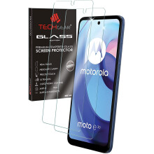 2 Pack of TECHGEAR GLASS Edition Compatible for Motorola Moto E30 & Moto E40, Tempered Glass Screen Protector Covers [2.5D...