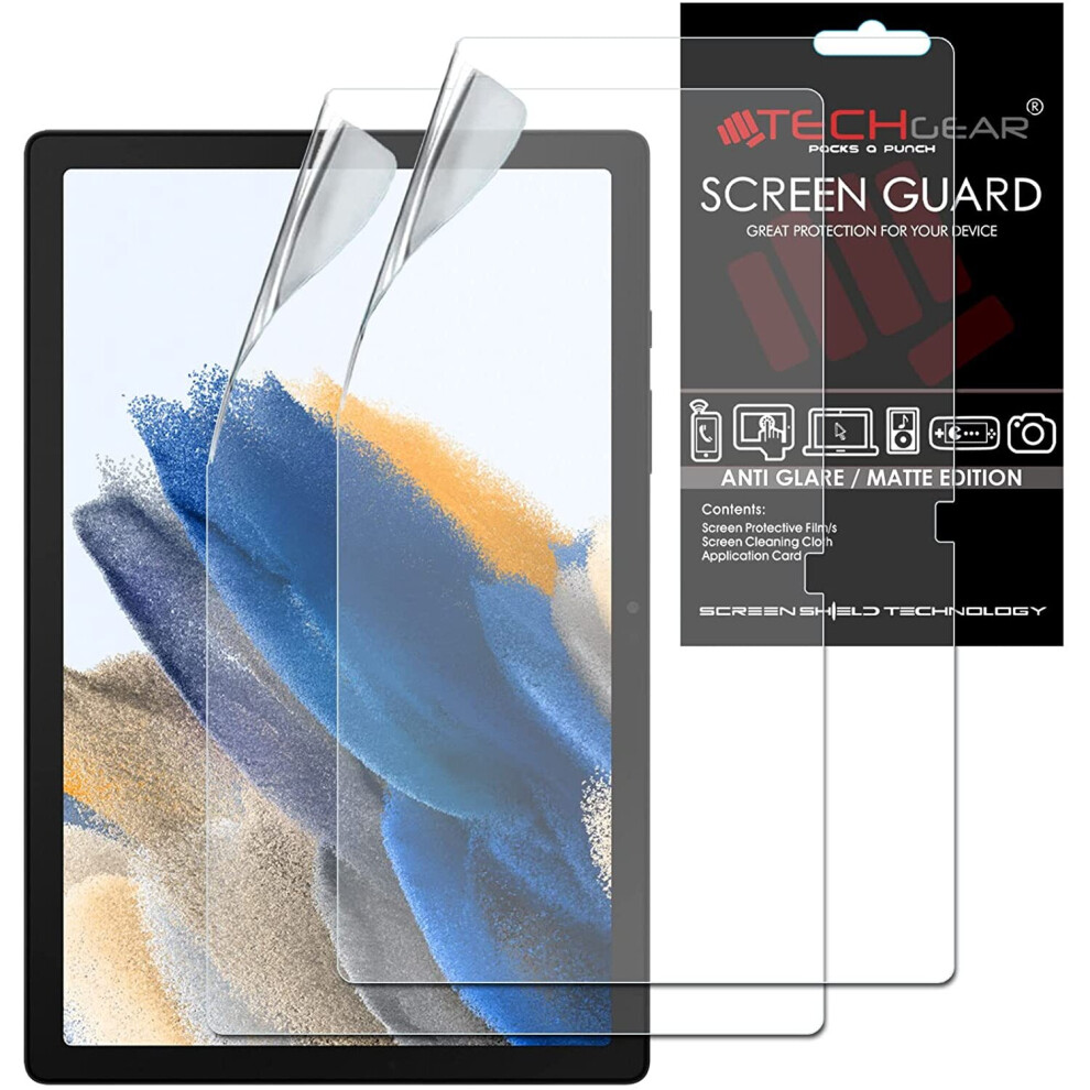 TECHGEAR 2 Pack Galaxy Tab A8 10.5" Anti Glare Screen Protectors (SM-X200 / SM-X205), MATTE Screen Protector Guard Cover...