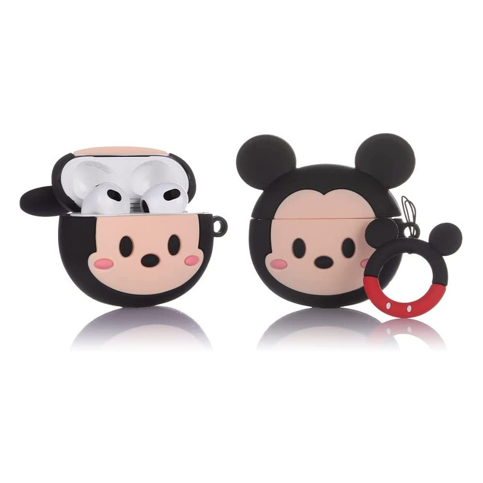 Derhom Airpods 3 Silicone Case Funny Cute Fashion Soft Cartoon Cover Skin Compatible For Apple Airpods 3 [Cartoon Avatar... 8469430221720