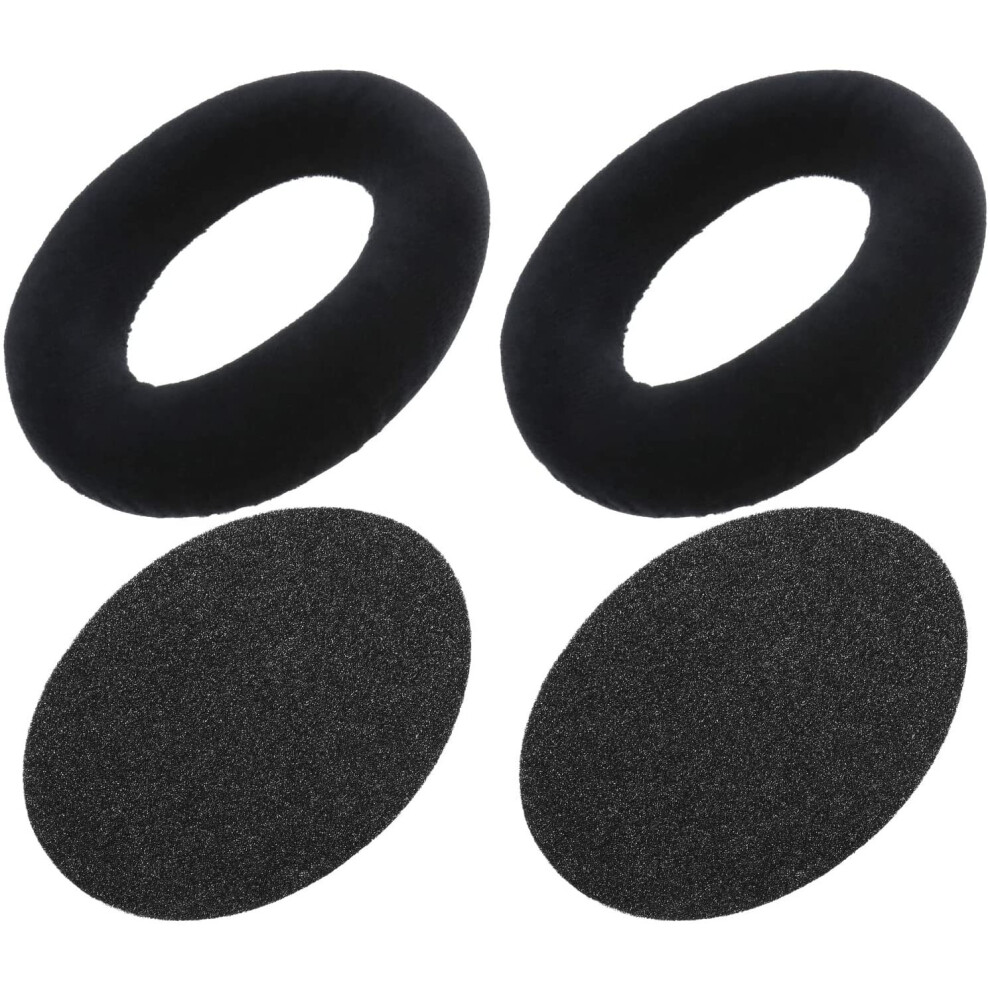 Pair of Replacement Soft Velour Headphones Earpads Memory Foam Ear Pads Cover Cushions Compatible with HD515 HD555 HD595 HD598...