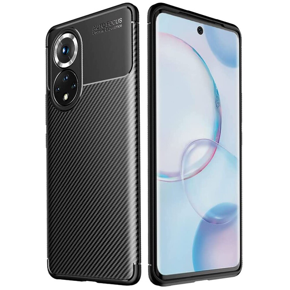 TECHGEAR Carbon Fibre Case for Honor 50 5G [CarbonFlex Case] Flexible, Shockproof, Ultra Slim, Soft TPU Protective Shell Cover...