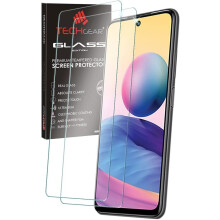 TECHGEAR 2 Pack of GLASS Edition for Xiaomi Redmi Note 10 5G, Tempered Glass Screen Protectors Cover [2.5D Round Edge] [9H...