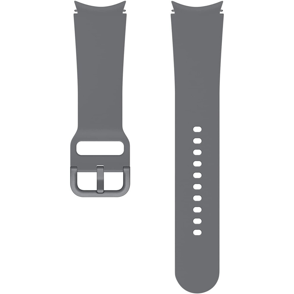 Samsung Sport Band ET-SFR87 Watch Strap for Galaxy Watch4 with 20 mm Lug Width, Size M/L Fluorelastomer Grey