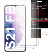 TECHGEAR [3 Pack] Screen Protectors Compatible with Samsung Galaxy S21 FE (S21 Fan Edition), CLEAR LCD Screen Protectors Cover...