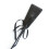 Black Faux Leather Paddle Feather Tickling Stick 7