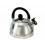 1.6 L Gas Stove Top Whistle Kettle | Folding Handle | Chrome Silver 1