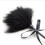 Black Faux Leather Paddle Feather Tickling Stick 4