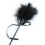 Black Faux Leather Paddle Feather Tickling Stick 5