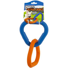 Chuckit! Ultra Links Rubber Dog Chew Toy For Aggressive Chewers Interactive Tug Of War Play