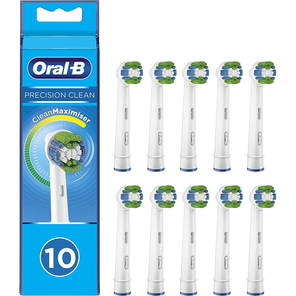 Oral-B Precision Clean Electric Toothbrush Heads With Cleanmaximiser Technology, Pack Of 10