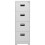VidaXL vidaXL Aktenschrank Hellgrau 46x62x133 cm Stahl 2