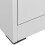 VidaXL vidaXL Aktenschrank Hellgrau 46x62x133 cm Stahl 5