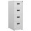 VidaXL vidaXL Aktenschrank Hellgrau 46x62x133 cm Stahl 1