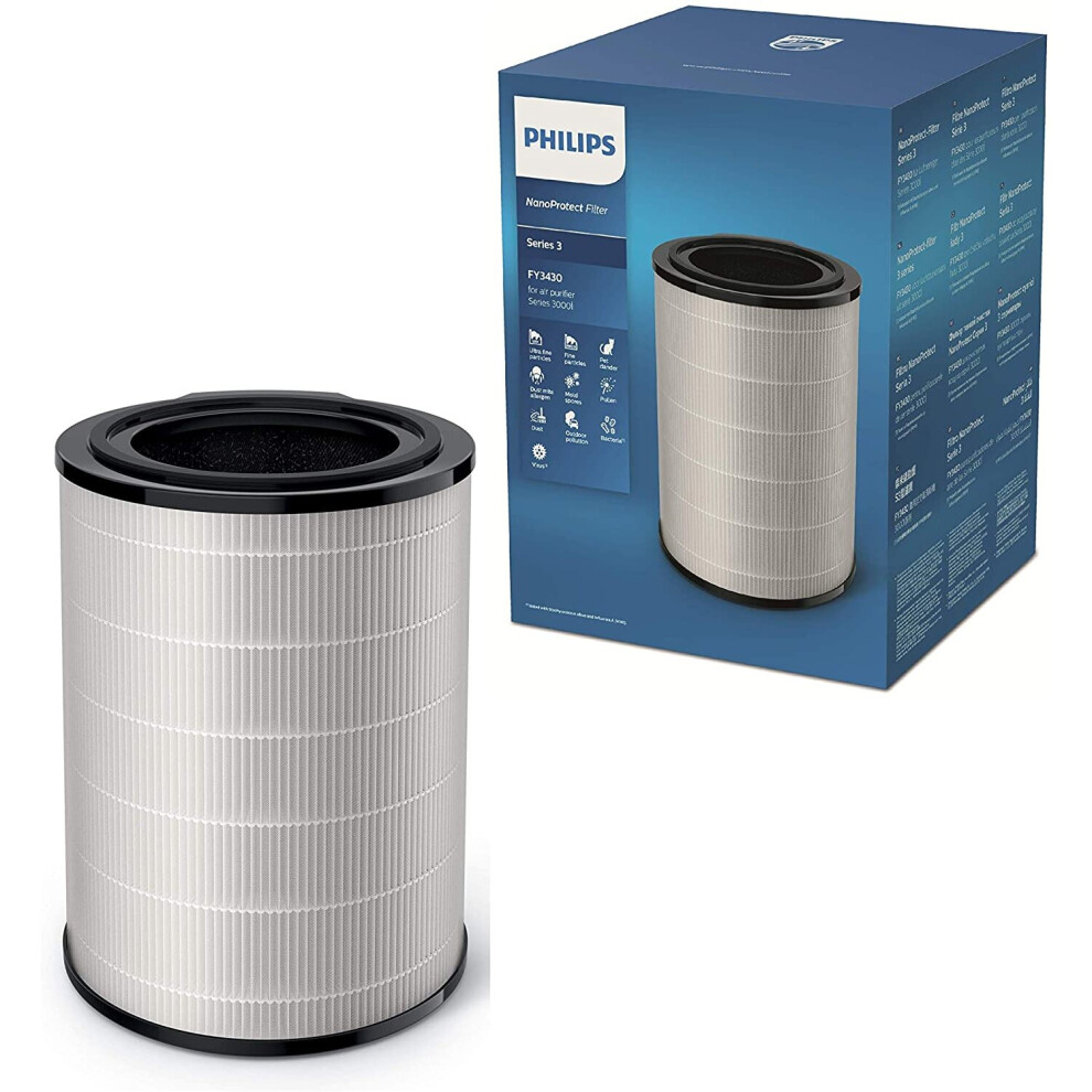 Philips Nano Protect Replacement Filter Compatible For Ac3033/30 - Fy3430/30