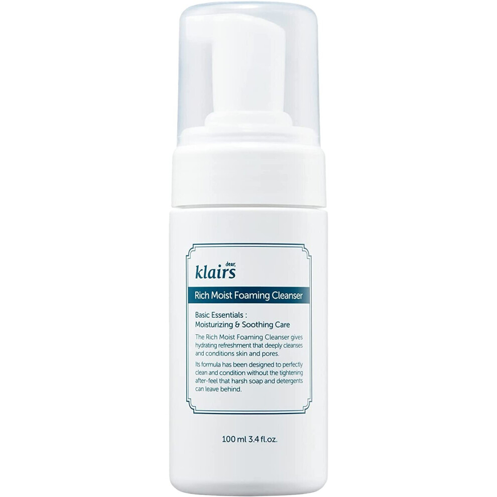 Dear Klairs , Rich Moist Foaming Cleanser 100 Ml