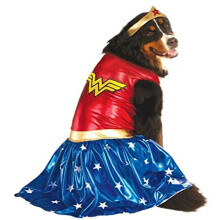 Official Rubie's DC Comic Wonder Woman Pet Dog Costume, Super Hero Gift, Big Dog Size 3XL