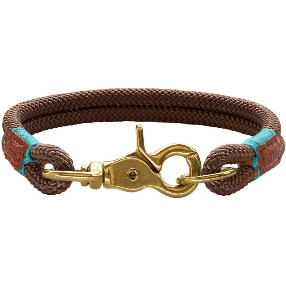 HUNTER Collar Oss, 35/8 66989 Rope, brown