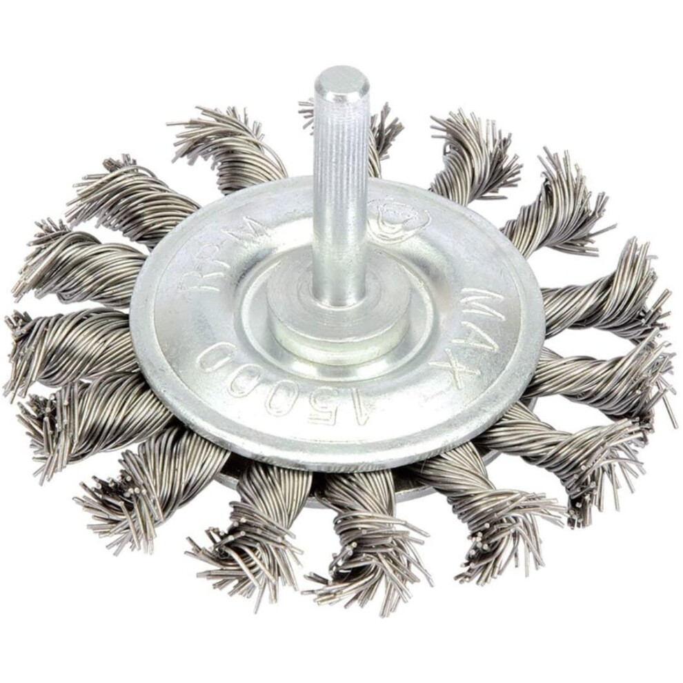 Draper 41434 Twisted Wire Wheel Brush, 75mm