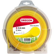Oregon 69-364-Y Yellow Round Strimmer Line/Wire for Grass Trimmers and Brushcutters, 2.4 mm x 88 m
