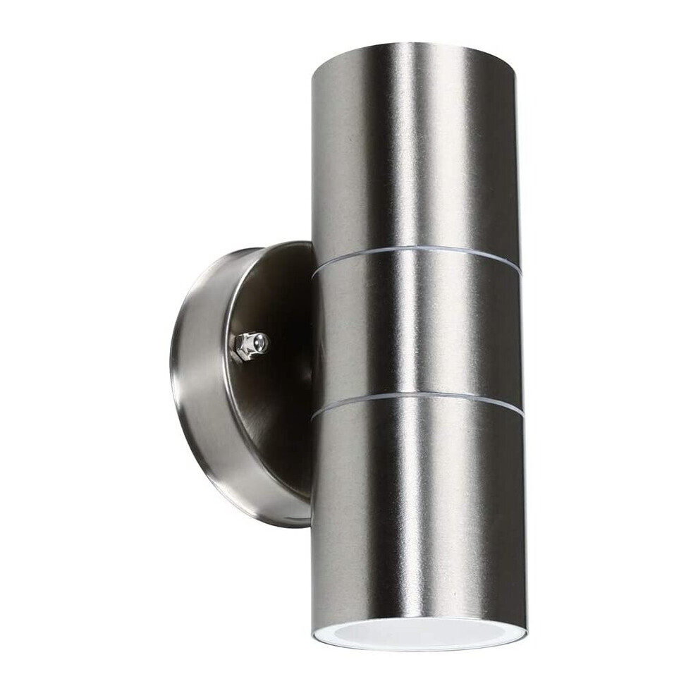 Gainsford Up Down Light Silver Outdoor Wall-Up Down Light