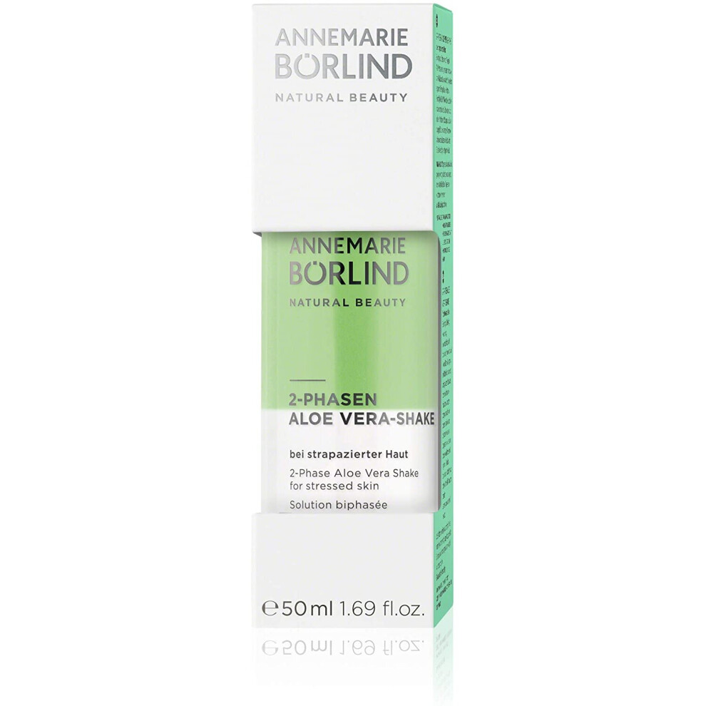 Annemarie Borlind Black Annemarie BãRlind - 2 Phase Aloe Vera Shake - Hyaluronic Acid + Aloe Vera + Currant Seed Oil For Soothed Skin - Soothing, Relaxing, Nourishing