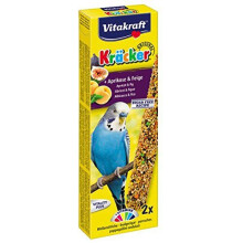 Vitakraft Kracker Budgie Treat Sticks with Honey and Sesame 2pk Case of 7