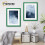 (A3 Pic (A2 Frame)) Green Picture Frame Photo Frames With White Mount Wall Art Hanging Frame Home Decor Frame 15