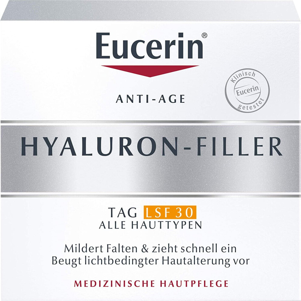 Eucerin Anti-Age Hyaluron-Filler Tag LSF 30, 50 ml Cream