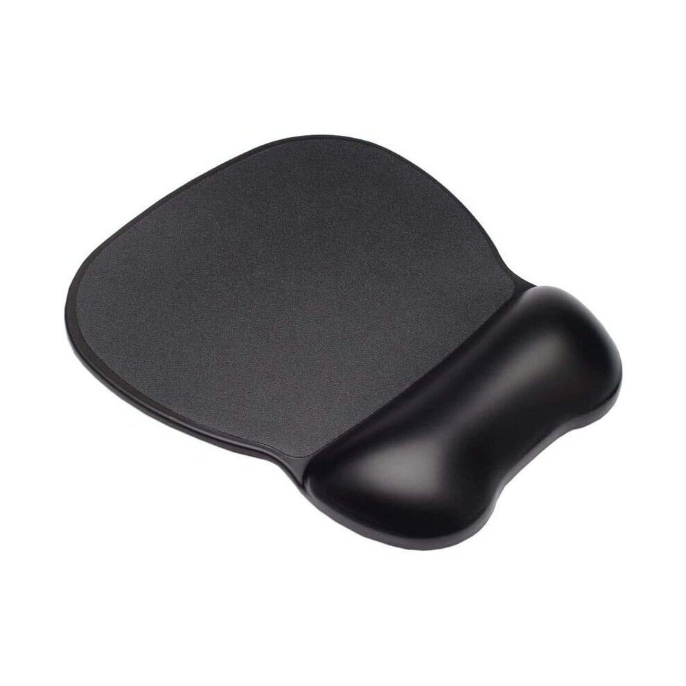 Contour Ergonomics Soft Skin Gel Mouse Mat Wrist Rest - Black 5050747770006
