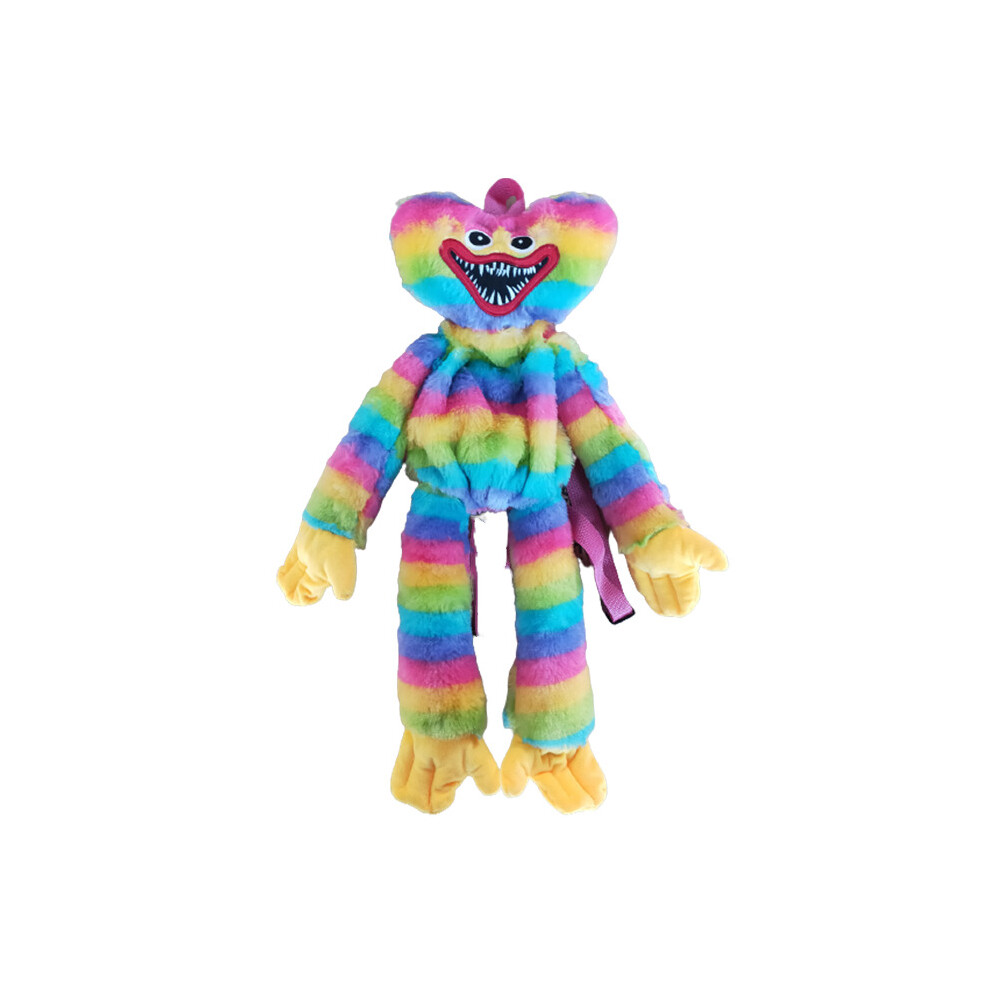 (Color) Poppy Playtime Huggy Wuggy Plush Backpack Kissy Missy School Bag Multicoloured