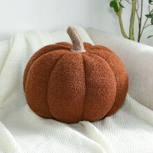 (Brown, 35 cm) Creative Pumpkin Pillow Sofa Cushion Decoration Plush Toys