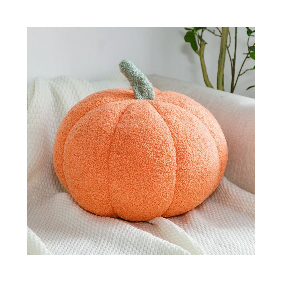 (Orange, 28 cm) Creative Pumpkin Pillow Sofa Cushion Decoration Plush Toys